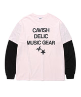 DELIC レイヤード LS TEE ピンク(CV2FSUT579A)