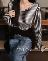 [MADE] Mewmew Stripe T-shirt