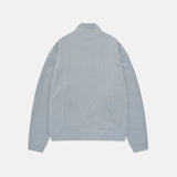 Fickle 2-WAY full zip-up / Blue gray