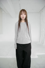frill rain span top(3colors)