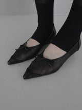 シースルー ロング レッグウォーマー