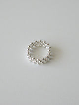 Tiny Beads Ring (Silver)