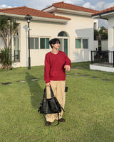 Marel One-tuck Wide Cotton Pants