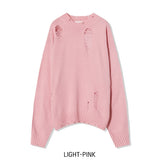 Cloth Damage Loose Fit Knit