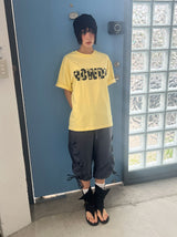 サイド シャーリング カプリ パンツ