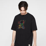 [UNISEX] Rainbow Big Cloud Bear Smile Short Sleeve T-shirt