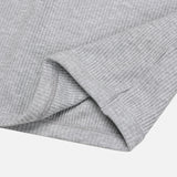 No.1362 raglan half neck zip muscle T
