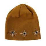 Starlight Round Stud Knit Beanie (6 colors)