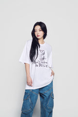 24FW METAL BELLY SHORT SLEEVE T-SHIRT WHITE