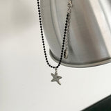 Dot Star Dangle Necklace