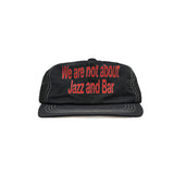 ランナーキャップ(ブラック) - "We are not about jazz and bar"