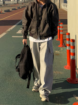 Oxford heavy hooded jacket
