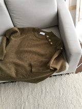 Bis Diagonal Button Knit