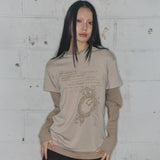 STRIPE LAYERED HOODIE (BEIGE) F25ZB024
