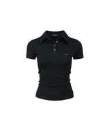 Metal Triclipse Polo Shirt Black