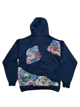 BLACK CUTTING OUT HOODIE