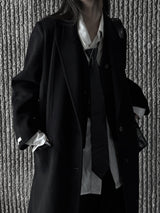 handmade long vest coat