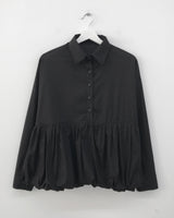 Penning Balloon Blouse (2color)