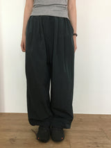 メタリックツータックワイドパンツ (3color)