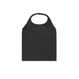 GARMENT DYING HALTER NECK SLEEVLESS (CHARCOAL GREY)