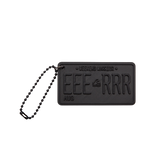 EEERRR number plate keychain (Black)