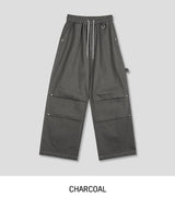 リベットパラシュートノンフェードデニムパンツ