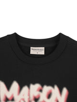 Women's ツートーンブロークンロゴクロップスウェットシャツ (FCE1TS301W)
