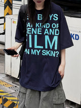 film lettering t-shirt