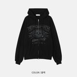Light Waffle Hood Zip-Up (No.852)