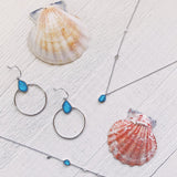 Turquoise 925 Silver Necklace N014-02H