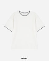 Stitch Crop short Sleeve Knit
