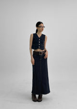 [MADE] Seville SET - Denim Long Skirt