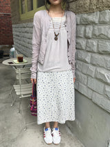 Floral Ribbon Skirt