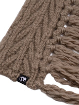 FRINGE INDIE MUFFLER (BROWN)