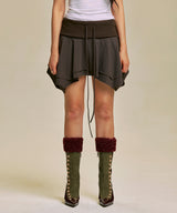 PISTOL FRILL LIP SKIRT_BR