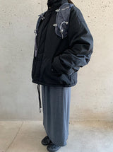 タックストライプバンディングロングスカート