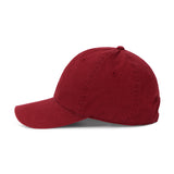 Varzar Logo Over Fit Chino Ball Cap wine