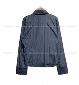 Geek Chic Big Collar Stripe Shirt