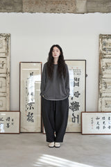 ヴィンテージ P. ダイイングカットアウトボックスTシャツ (Charcoal)