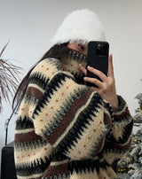 ニールノルディックフリースジップアップ