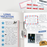 oab airport pack / scrap sticker set