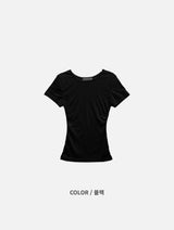 Roen Modal Side Shirring Tee (6c)