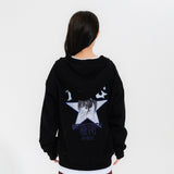 NEW GENERATION HOOD ZIP-UP-BLACK