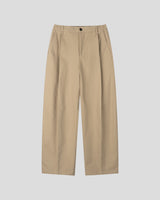 Marel One-tuck Wide Cotton Pants