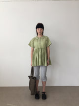 Plaid collar dress (3color) 