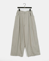 [MADE] Simo Pigment Banding Cotton Long Wide Pants