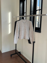 cable cardigan (2 colors)