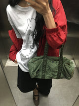リツカ ドッグプリント ルーズフィット ショートスリーブ Tシャツ