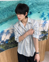 Tebe striped linen shirt