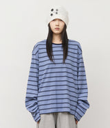 メイフェージングボーダー長袖Tシャツ